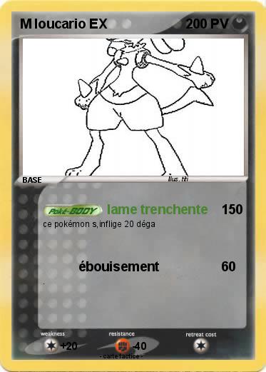 Pokemon M loucario EX
