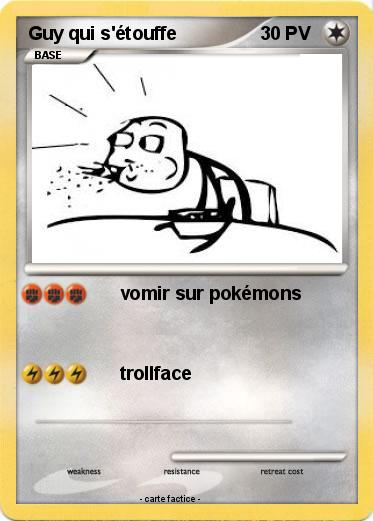 Pokemon Guy qui s'étouffe