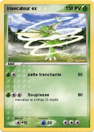 Pokemon insecateur ex