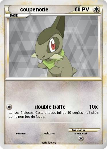 Pokemon coupenotte