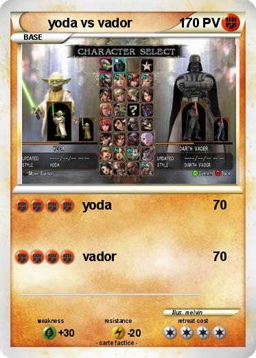 Pokemon yoda vs vador