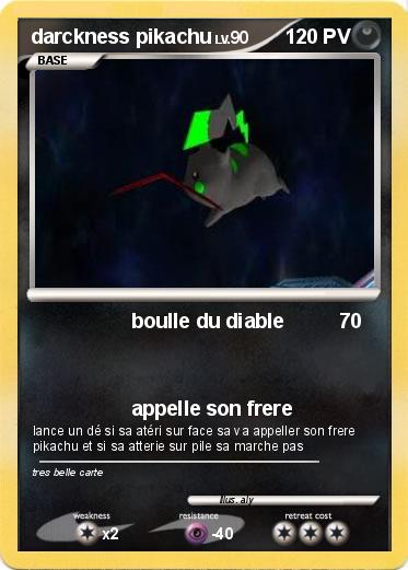 Pokemon darckness pikachu