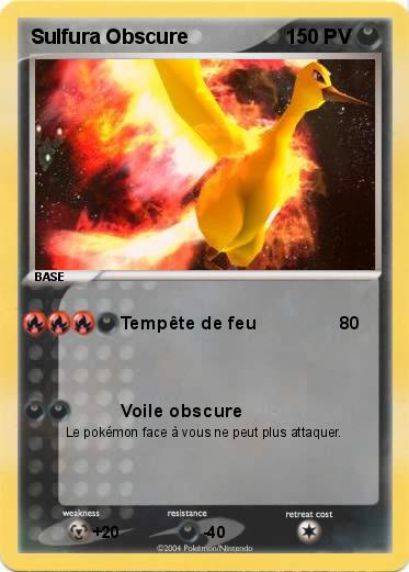 Pokemon Sulfura Obscure