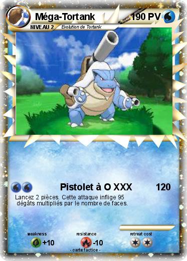 Pokemon Méga-Tortank