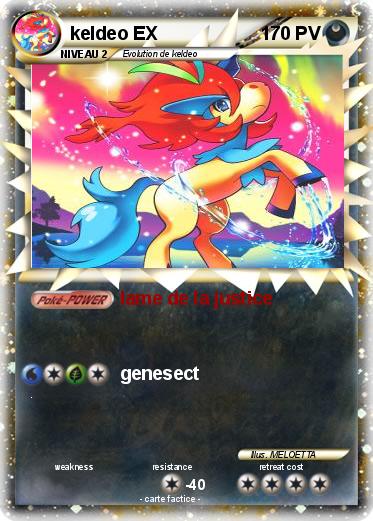 Pokemon keldeo EX