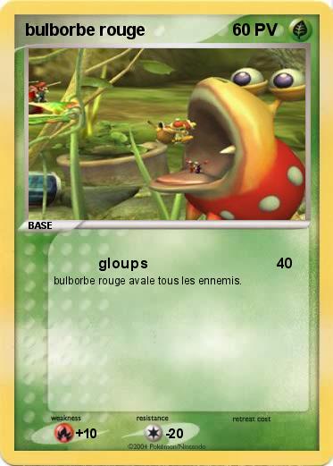 Pokemon bulborbe rouge