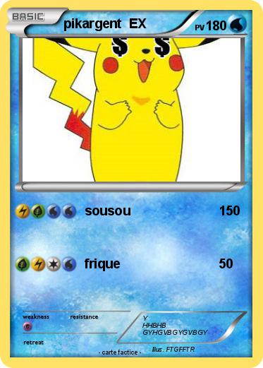 Pokemon pikargent  EX