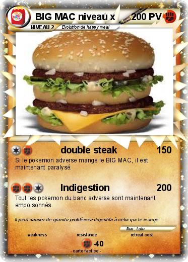 Pokemon BIG MAC niveau x