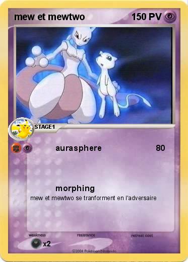 Pokemon mew et mewtwo