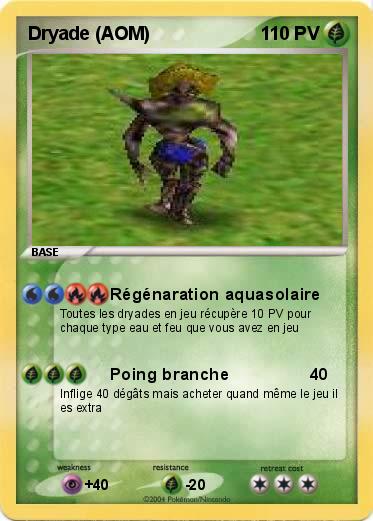 Pokemon Dryade (AOM)