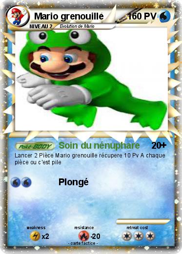 Pokemon Mario grenouille