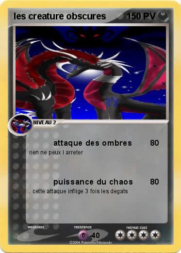 Pokemon les creature obscures