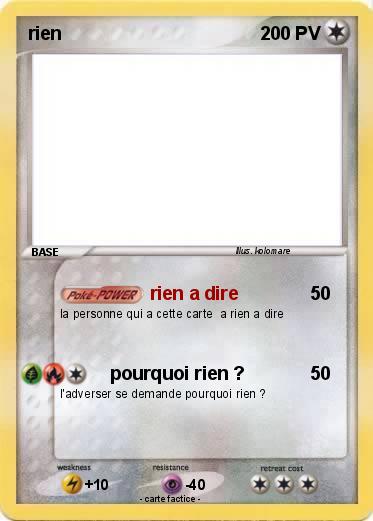 Pokemon rien