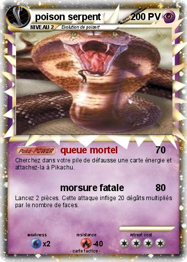 Pokemon poison serpent