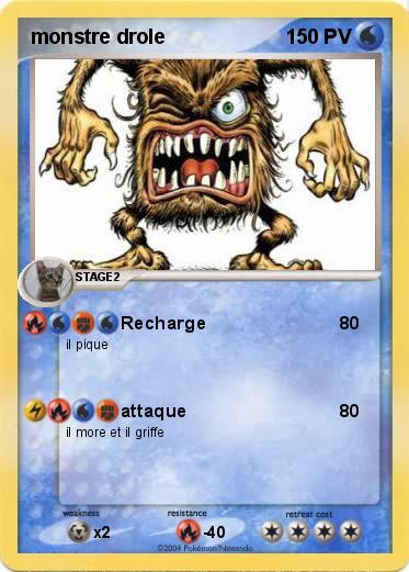 Pokemon monstre drole