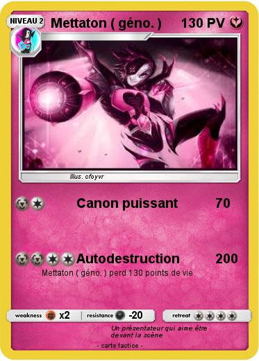 Pokemon Mettaton ( géno. )