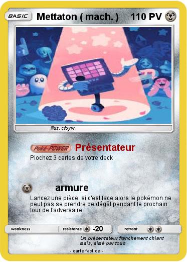 Pokemon Mettaton ( mach. )