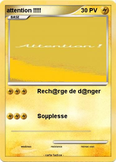 Pokemon attention !!!!!
