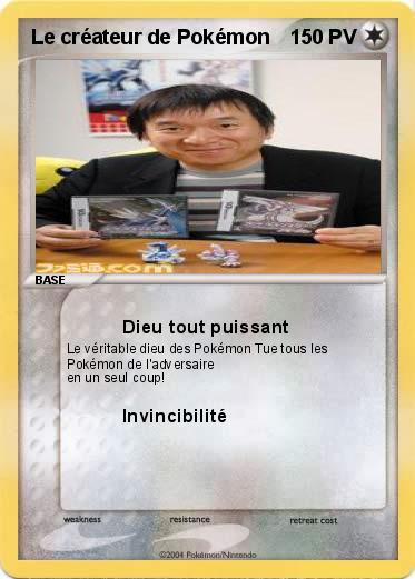 Pokemon Le créateur de Pokémon