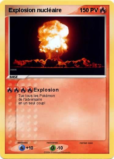 Pokemon Explosion nucléaire