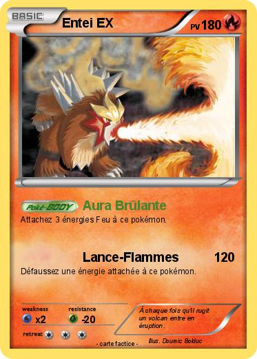 Pokemon Entei EX