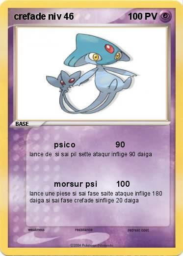 Pokemon crefade niv 46