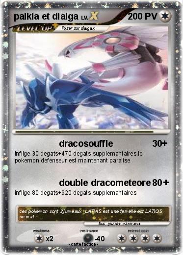 Pokemon palkia et dialga