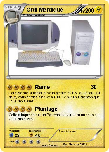 Pokemon Ordi Merdique