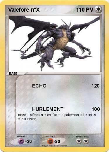Pokemon Valefore n°X