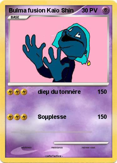 Pokemon Bulma fusion Kaïo Shin