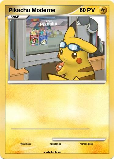 Pokemon Pikachu Moderne