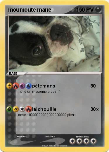 Pokemon moumoute mane