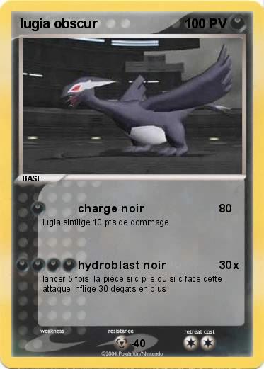Pokemon lugia obscur