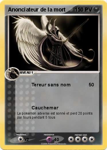 Pokemon Anonciateur de la mort