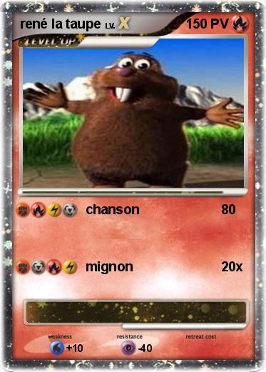 Pokemon rené la taupe