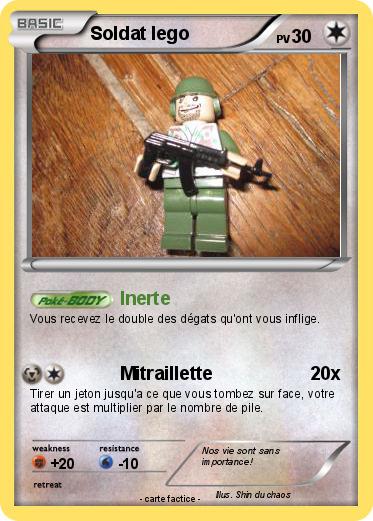 Pokemon Soldat lego