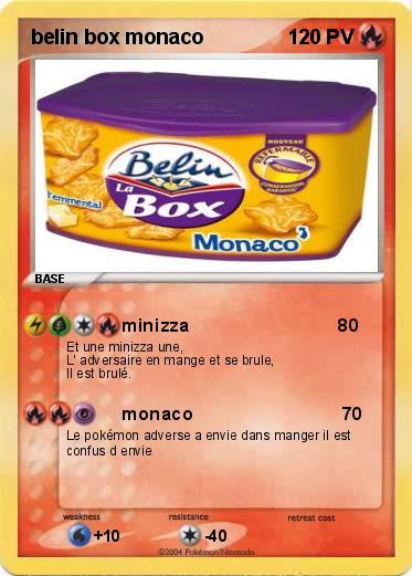Pokemon belin box monaco
