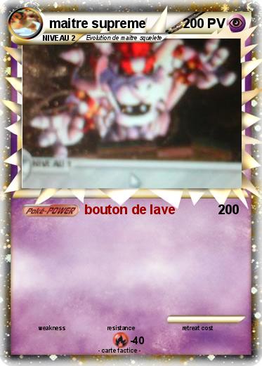 Pokemon maitre supreme