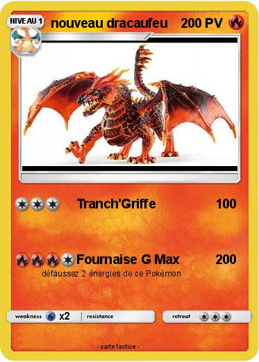 Pokemon nouveau dracaufeu