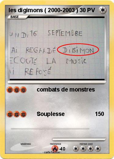 Pokemon les digimons ( 2000-2003 )