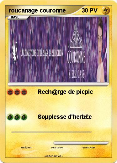 Pokemon roucanage couronne