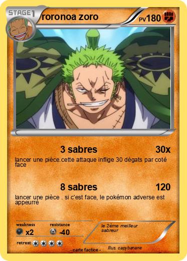Pokemon roronoa zoro
