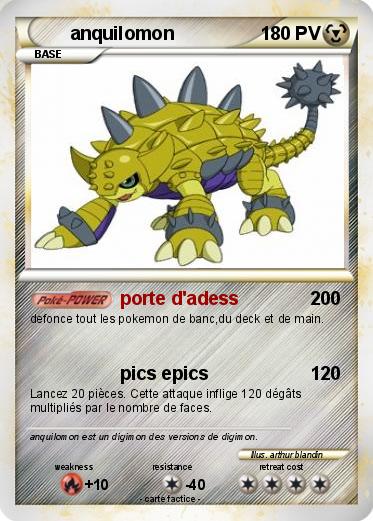 Pokemon anquilomon