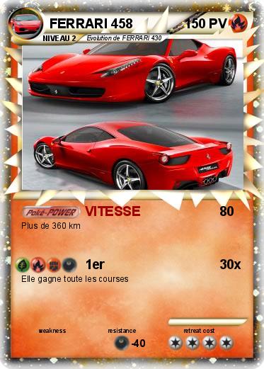 Pokemon FERRARI 458