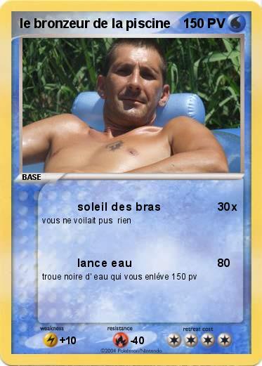 Pokemon le bronzeur de la piscine 