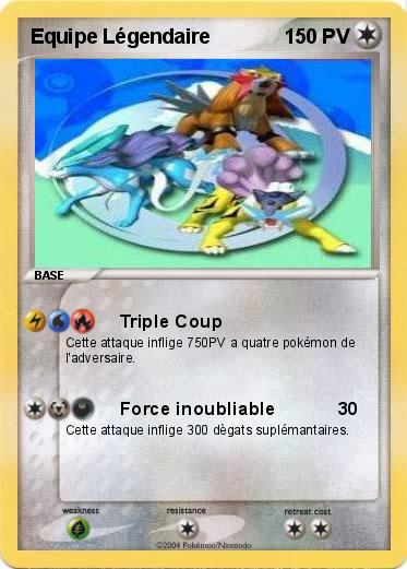Pokemon Equipe Légendaire