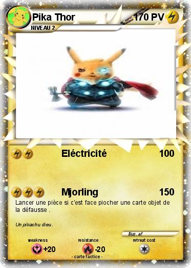 Pokemon Pika Thor