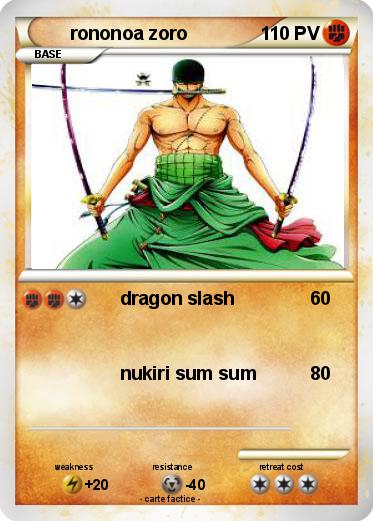 Pokemon rononoa zoro