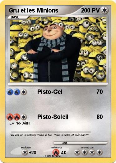 Pokemon Gru et les Minions