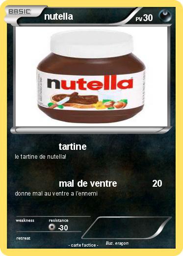 Pokemon nutella